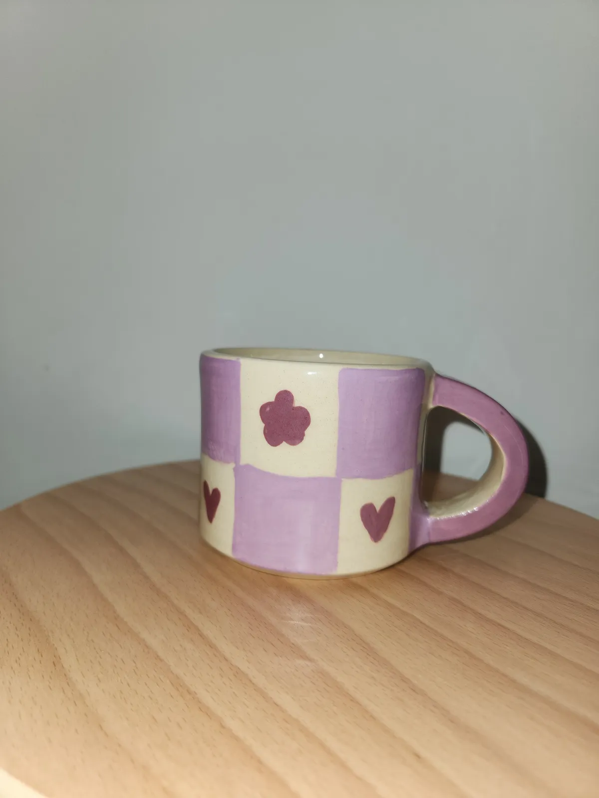 papilio lilac checker mug