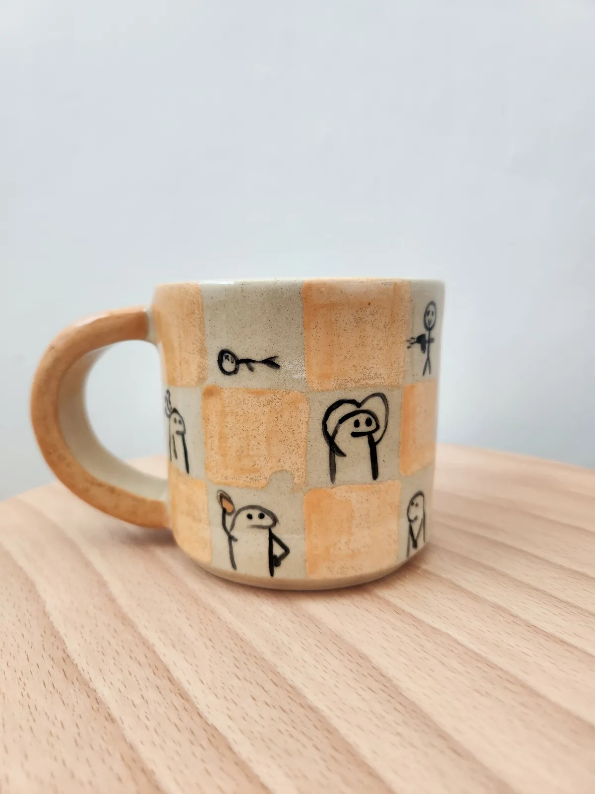 painting a papilio mug