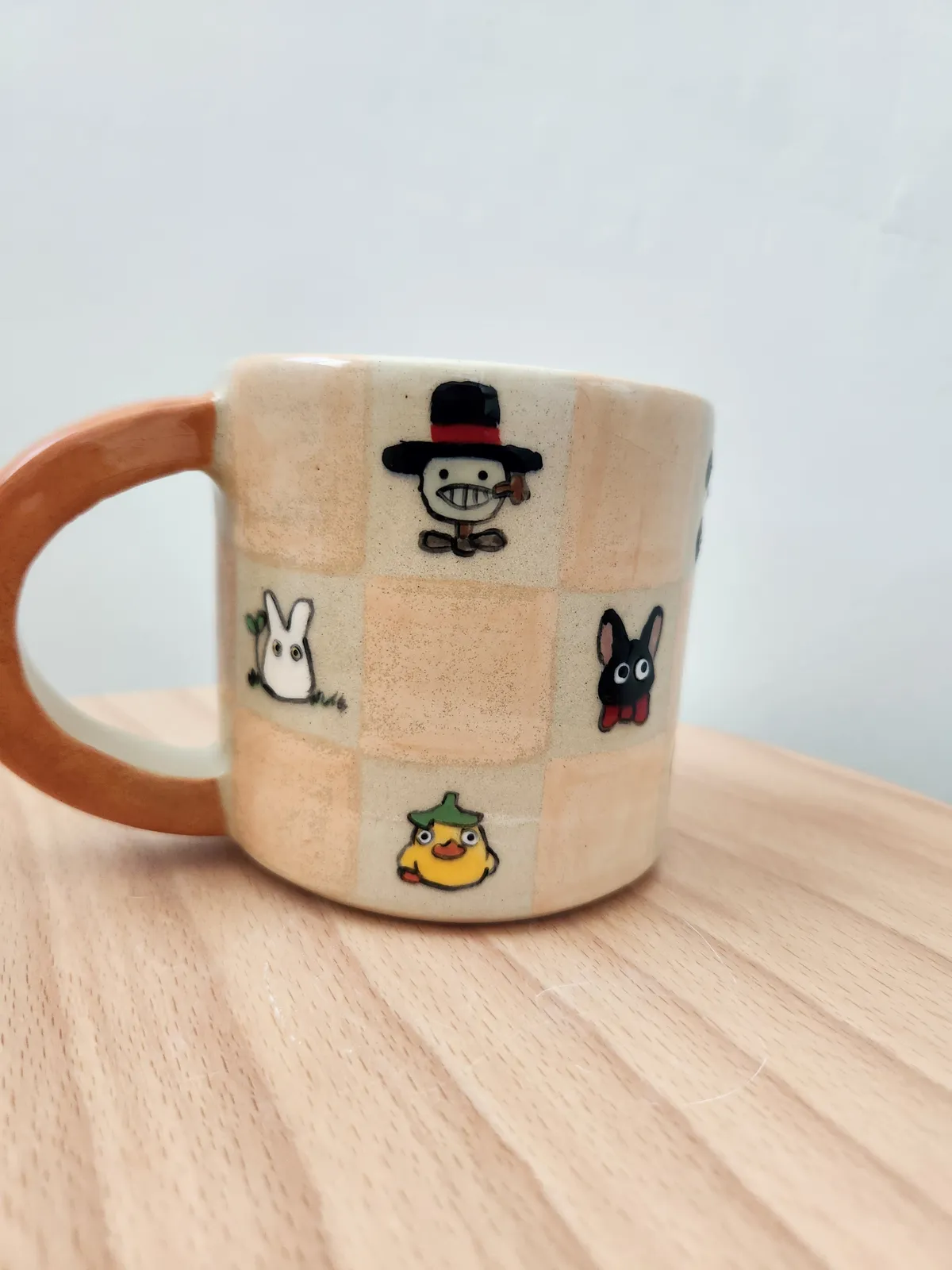 hand-painted papilio mug