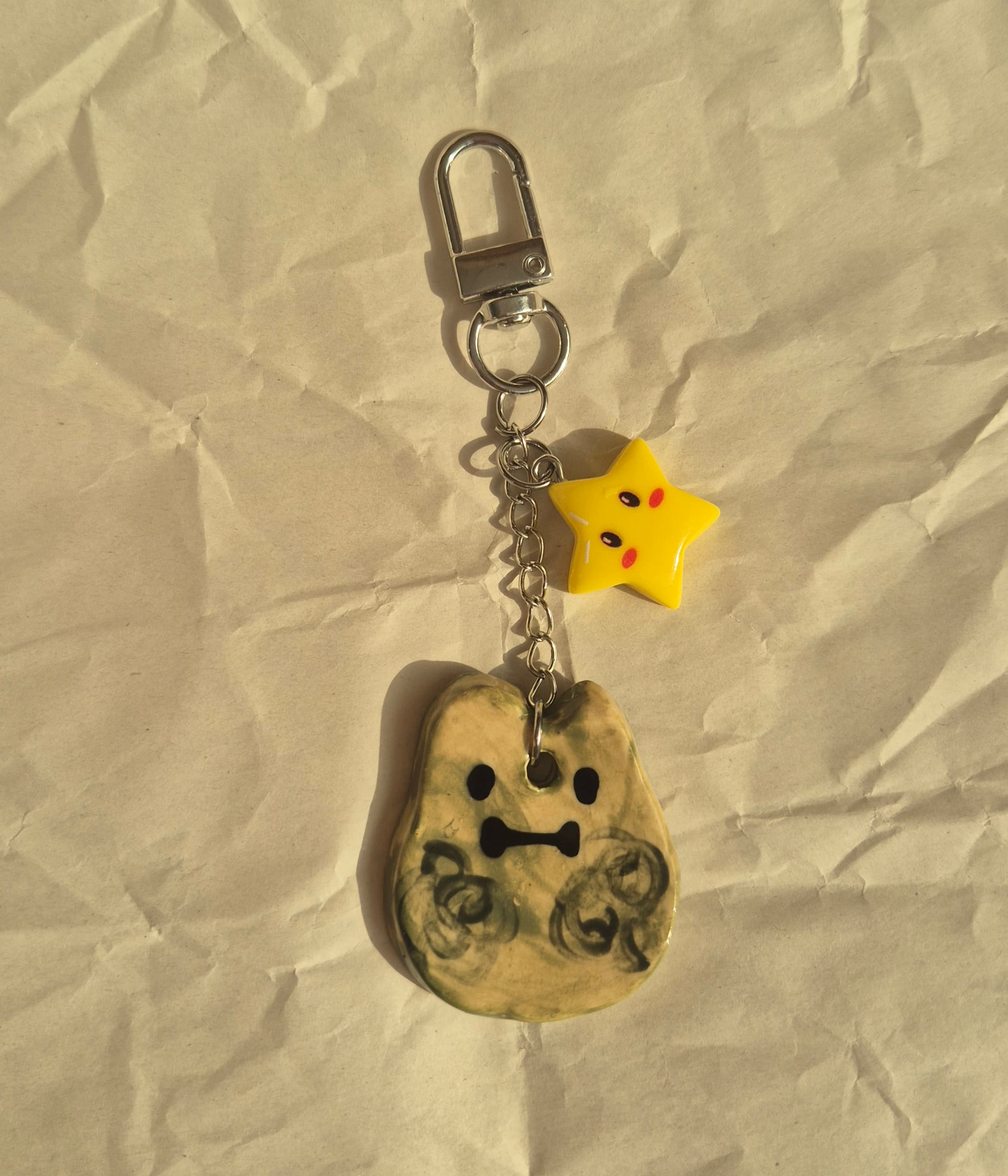 Calm Frog Keychain